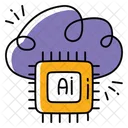 Ai Cloud Cloud Cloud Computing Icon