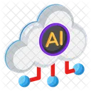 Ai Cloud Computing Storage Icon