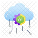 Ai Cloud Computing Storage Icon