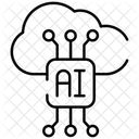 Ai cloud  Icon
