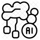Ai cloud  Icon