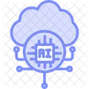 Ai cloud platform  Icon