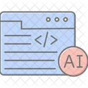 Ai Coding Programming Icon