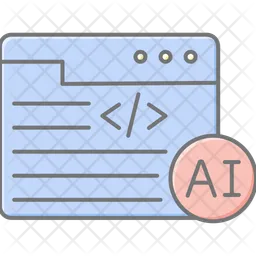 Ai coding  Icon