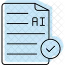 Ai Compliance Color Shadow Thinline Icon Icon