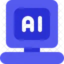 Ai Computer  Icon