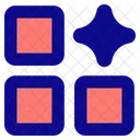 Ai Container Modular System Tech Grid Icon
