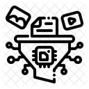 Filtre de contenu IA  Icône