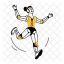 Ai Dancer Performing Happy Icon