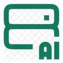 Ai Database Ai Server Ai Storage Icon