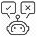 AI decision maker  Icon