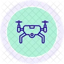 Ai Drone Color Circle Icon Icon