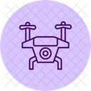 Ai Drone Pentaglow Icon