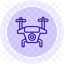 Ai Drone Color Circle Icon Icon