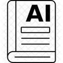 Ai Book Educacao Estudo Ícone