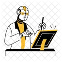 Ai Engineer Researcher Scientist Icon