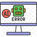 Ai Error Artificial Intelligence Mind Power Icon