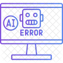 Ai Error Artificial Intelligence Mind Power Icon