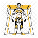 Ai Exoskeleton Robot Bot Icon