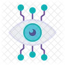 Electronic Eye Robotic Eye Technology Icon
