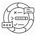 Ai Feedback Machine Learning Loop Feedback System Icon