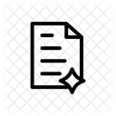 Generated Text Technology Icon