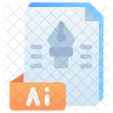 Ai Illustrator Format Icon