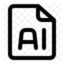 Ai file  Icon