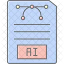 Ai File Data Icon