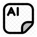 Ai File  Icon