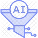 Ai Filter Duotone Line Icon Icon