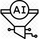 Ai Filter Line Icon Icon