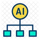 Ai Flow Flowchart Icon