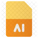 Ai Format Document Format Icon
