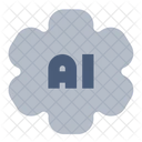 Ai Gear Technology Artificial Intelligence Icon