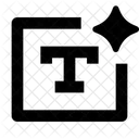 Ai Generate Text Icono Del Editor Icono De Formato De Texto Icono