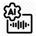 Ai generate audio  Icon