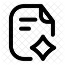 Ai Generate Document  Icon