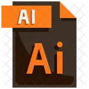 Ai File Flat Icon