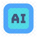 AI 칩  아이콘