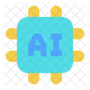 AI 칩  아이콘