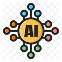 Ai Artificial Intelligence Artificial Icono