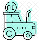 Ai In Agriculture Color Shadow Thinline Icon Icon