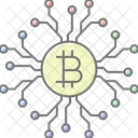 Ai In Cryptocurrency Lineal Color Icon Icon