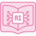 Ai In Education Duotone Line Icon Icon