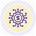 Ai In Finance Color Circle Icon Icône