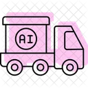 Ai In Logistic Color Shadow Thinline Icon Icon