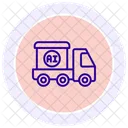 Ai In Logistic Color Circle Icon Icon