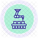 Ai In Manufacturing Color Circle Icon Icon