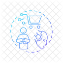 IA nas tendências de consumo  Ícone